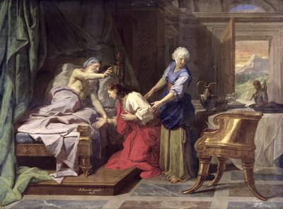 Isaak segnet Jakob, 1692 von Jean Baptiste Jouvenet